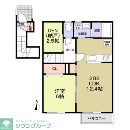 フォレストコートA棟・B棟の物件間取画像